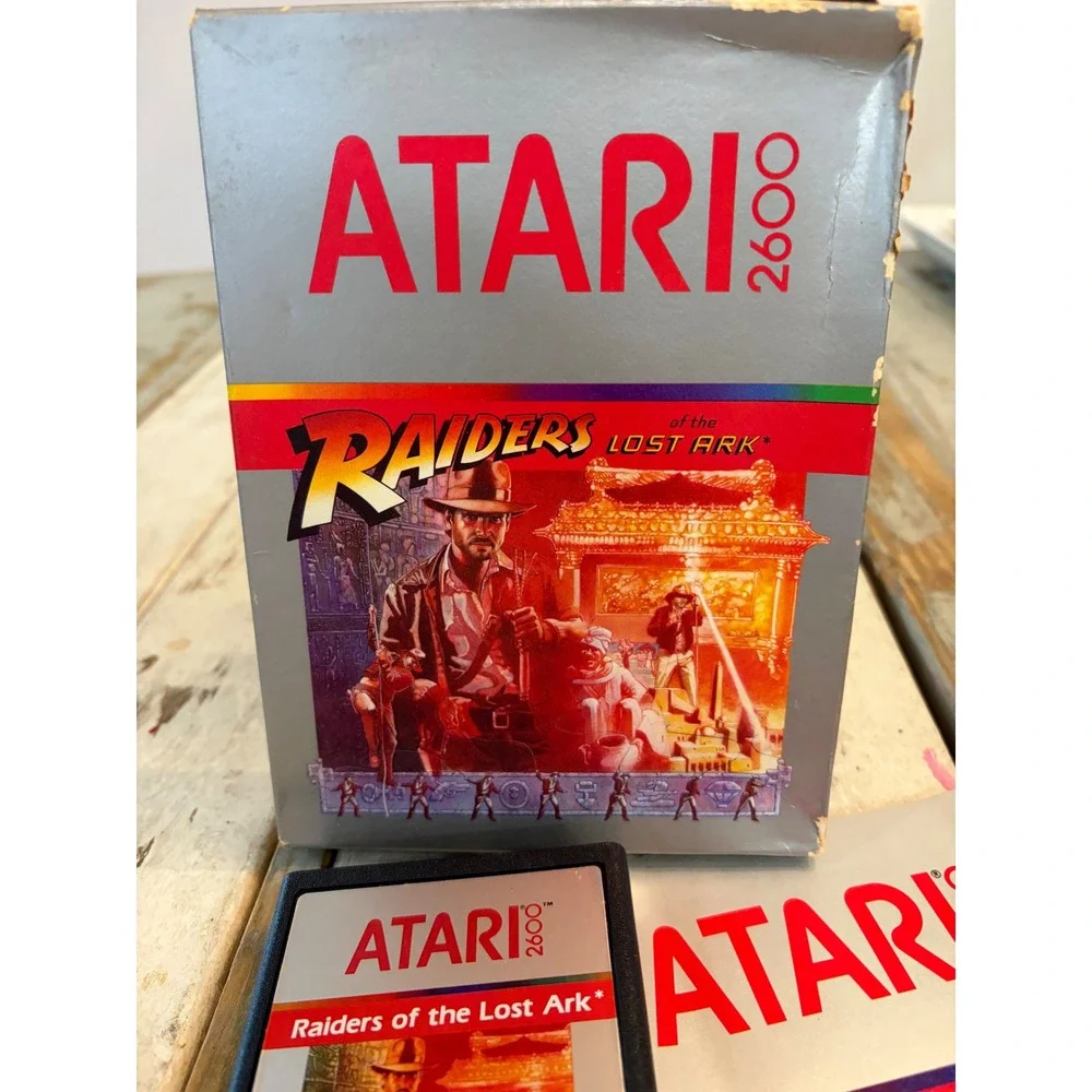 Atari 2600 Raiders of the Lost Ark Game CIB Box Manual 1982 Lucasfilm CX2659